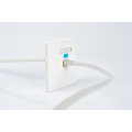 86 Type Single Port Ethernet Network Cat5e CAT6 Wall Faceplate